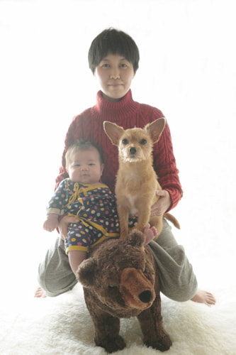 LeicaQ typ116 Summilux28mm F1.7 ASPH｜作例｜犬と母と赤ちゃん