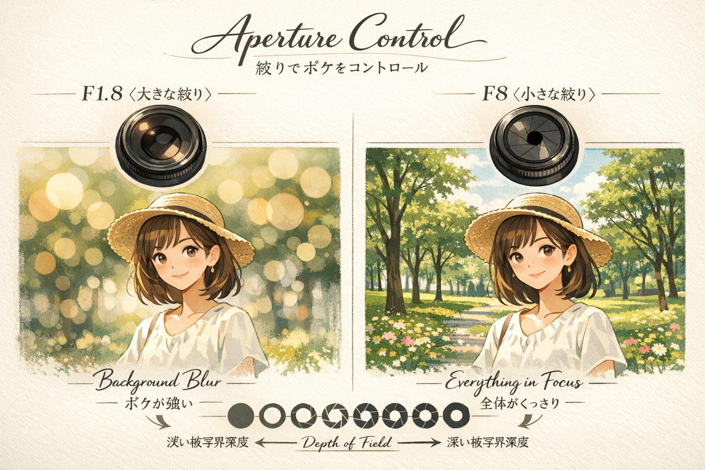 シャッタースピードで動きを操る｜ミラーレスカメラの背面液晶で露出を見極める