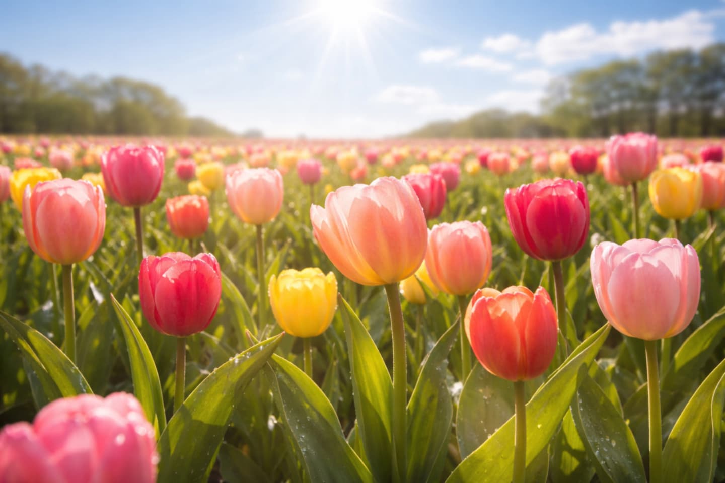 チューリップの美しい撮り方｜逆光で透明感を出す