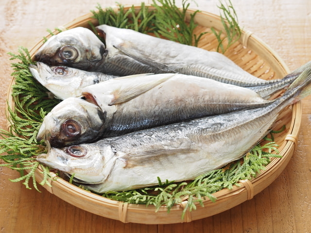 鯵の切り身(開き)